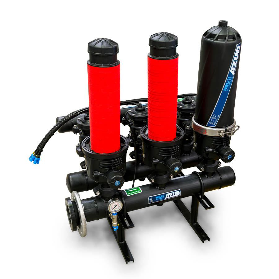 Filtro helix automático serie 200 de disco para filtración industrial y comercial de agua