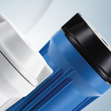 Porta Cartucho de filtro de agua tapa plana Slim 10" 2.5"