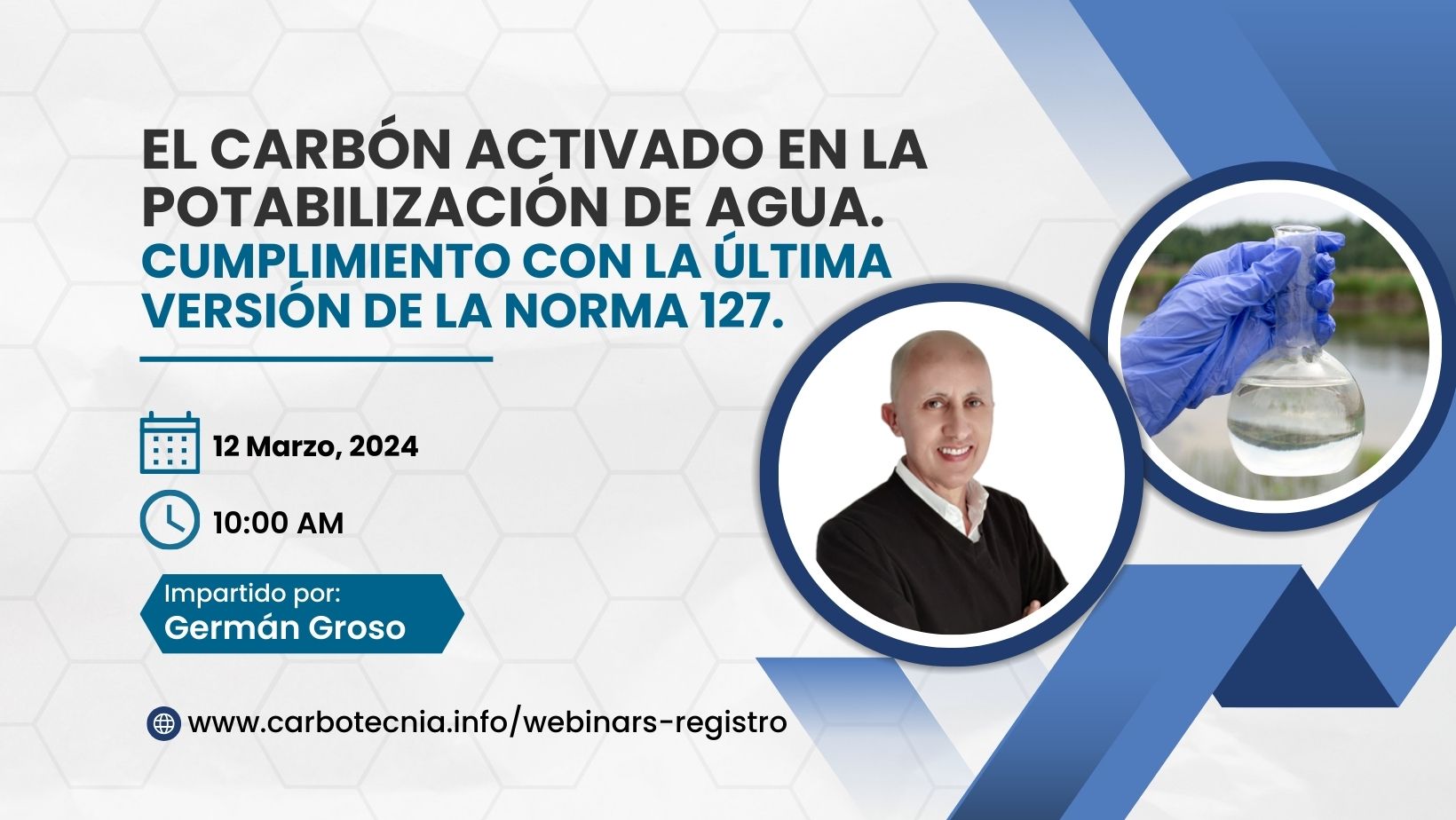 El carbón activado en la potabilización de agua. Cumplimiento con la última versión de la norma 127.